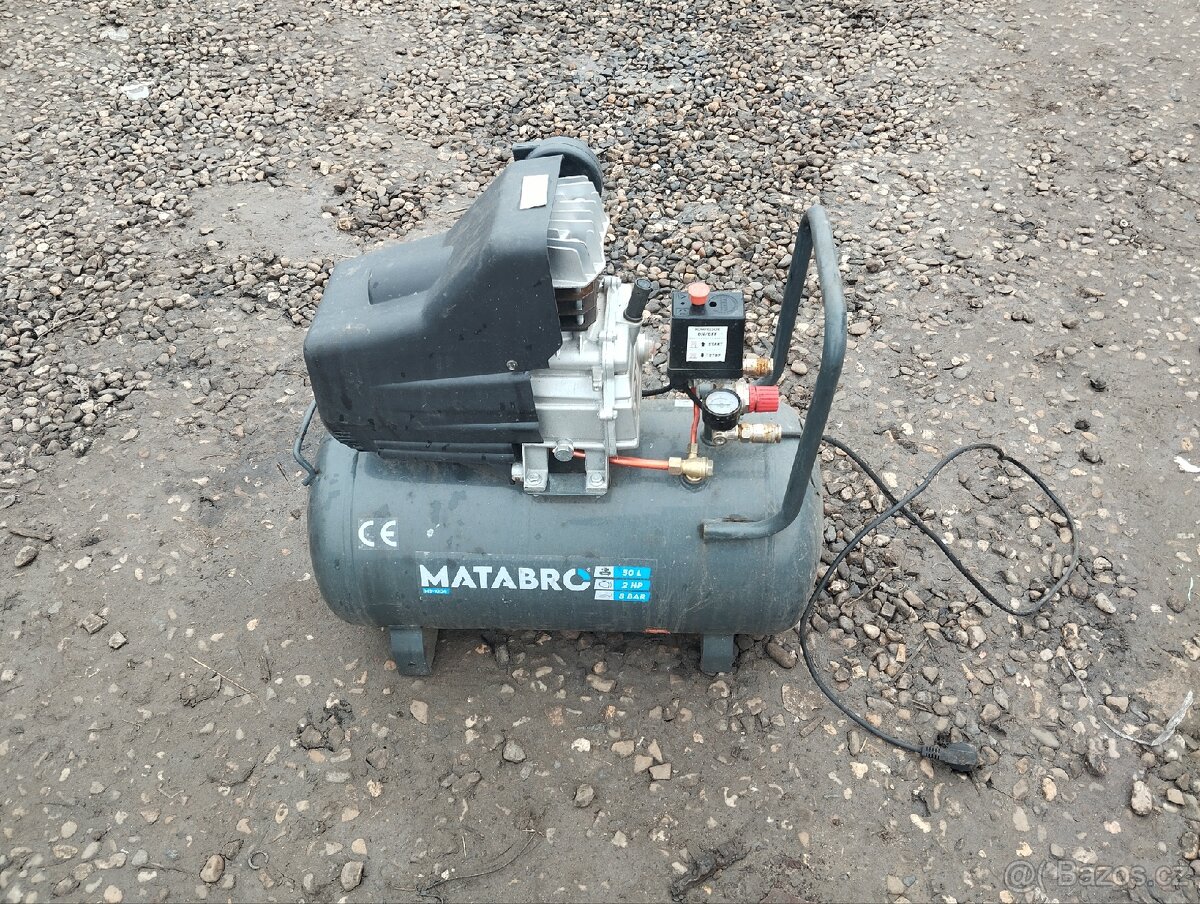 kompresor Metabro 220v 8bar 50litru