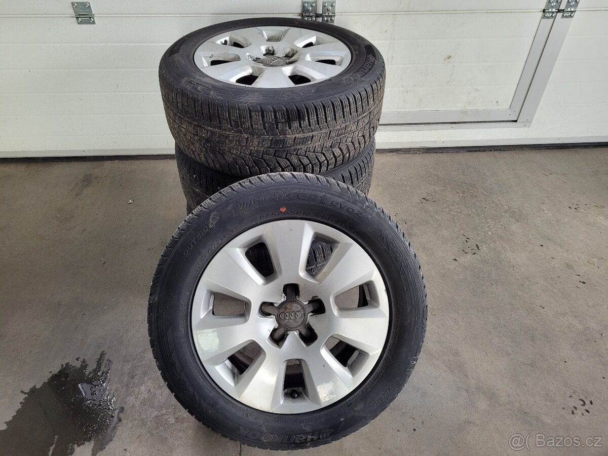 prodám originální alu kola AUDI a3/a4/a5/a6 pneu 225/55 R16