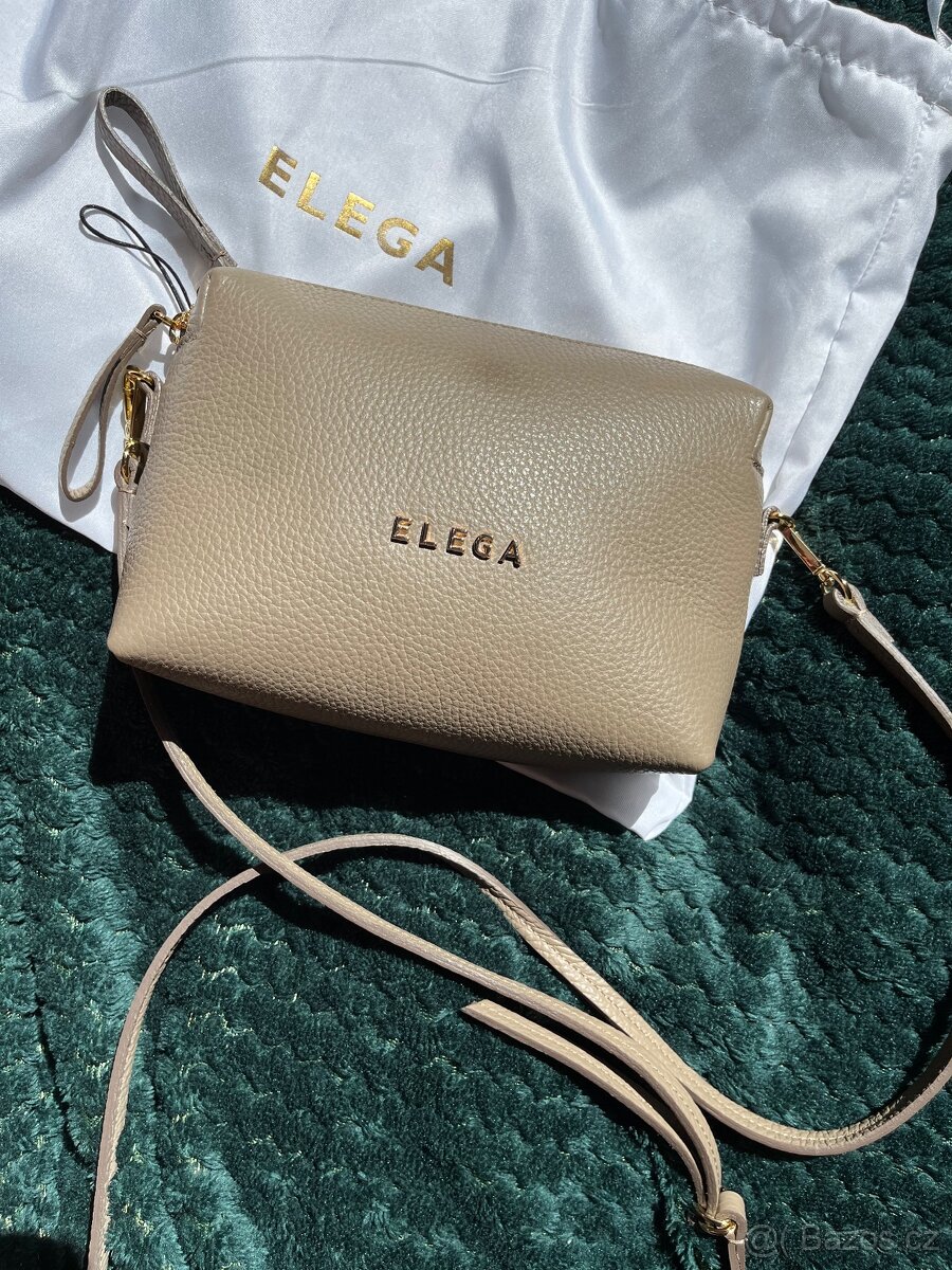 Béžová kabelka ELEGA