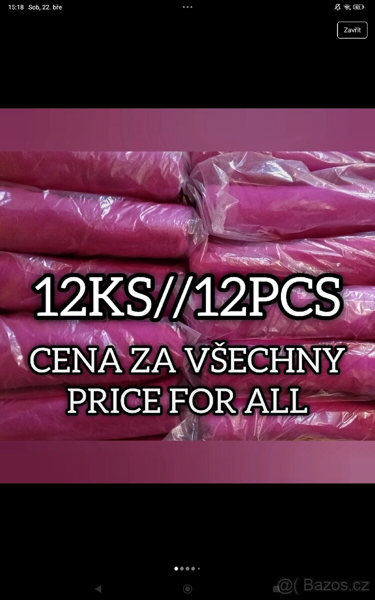 12KS fialových-bílých dek, DecoDoma, příjemné, Beránek