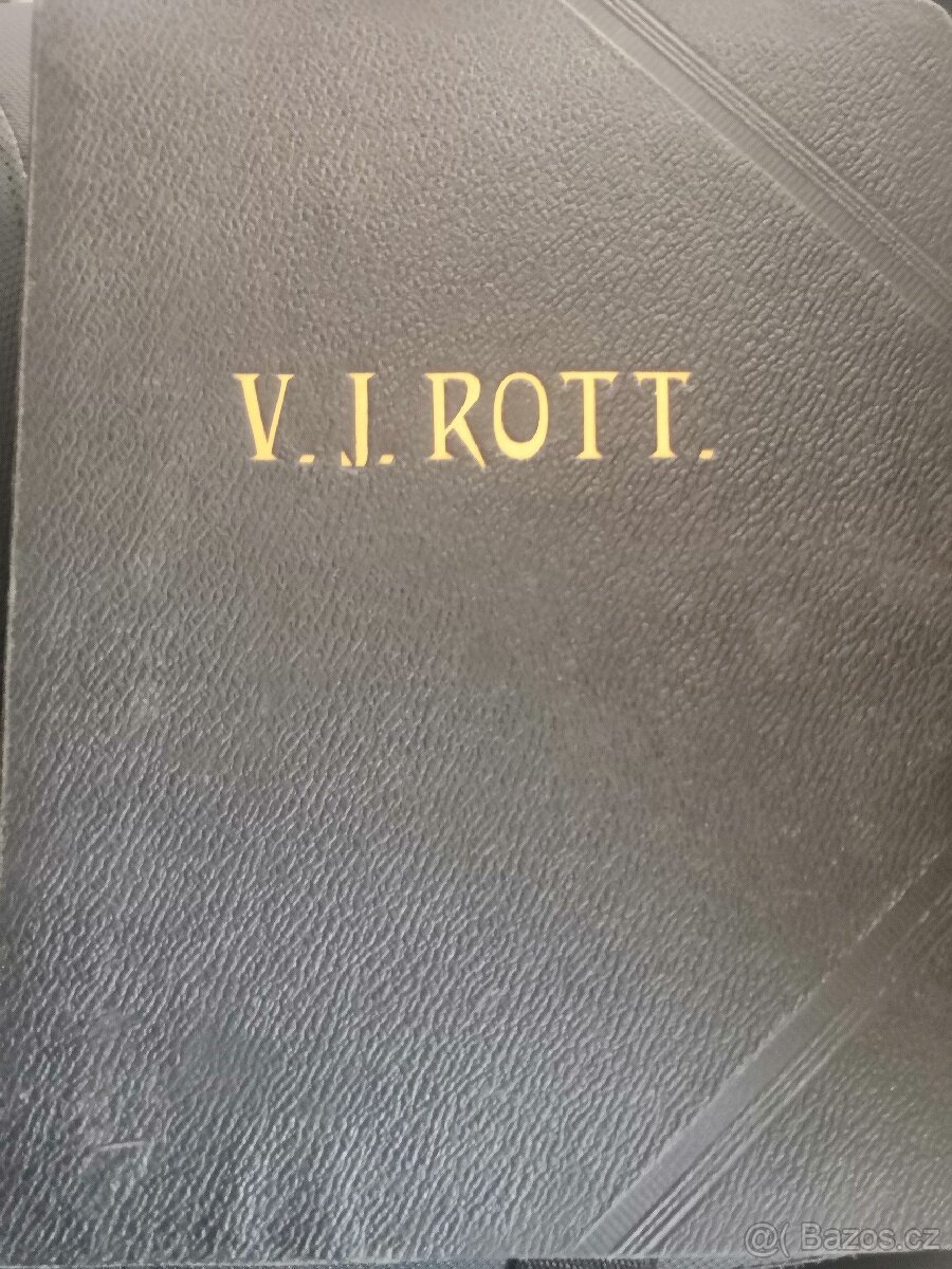 Ceník V. J. ROTT Praha rok:1909