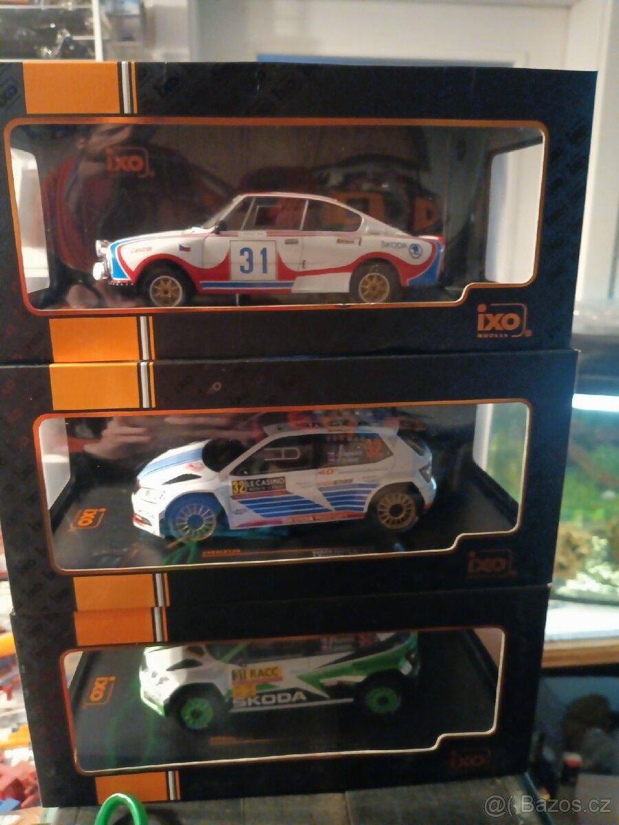 Škoda fabia R5 a 130rs rallye 1:24 ixo