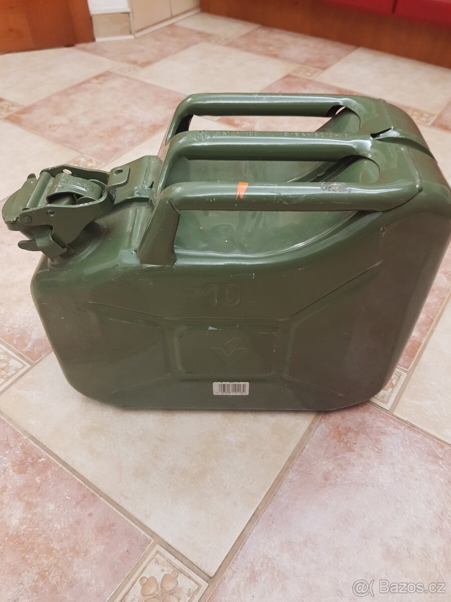 Plechový kanistr 10L zanovni