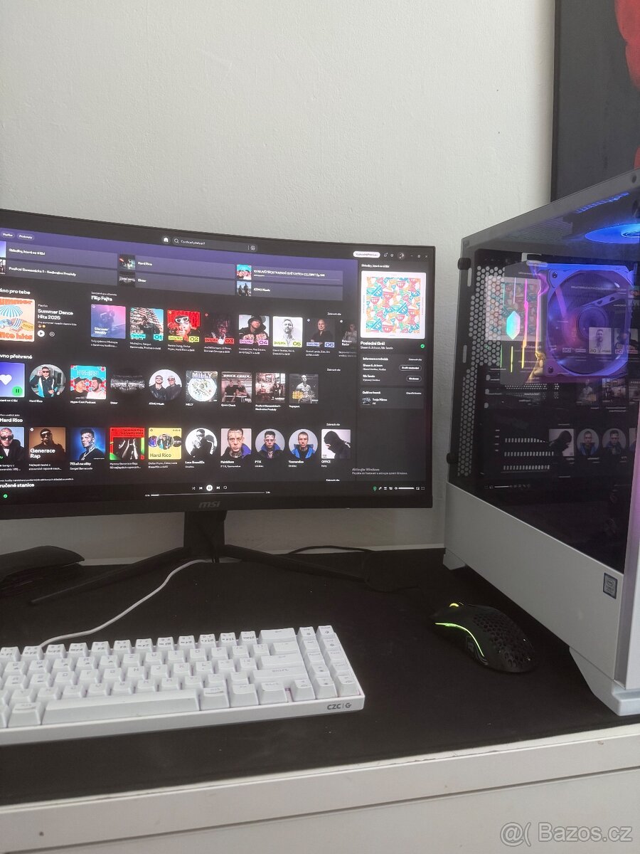 Výkonný herní PC I9 + RX 6800 + nový monitor + herní set – n