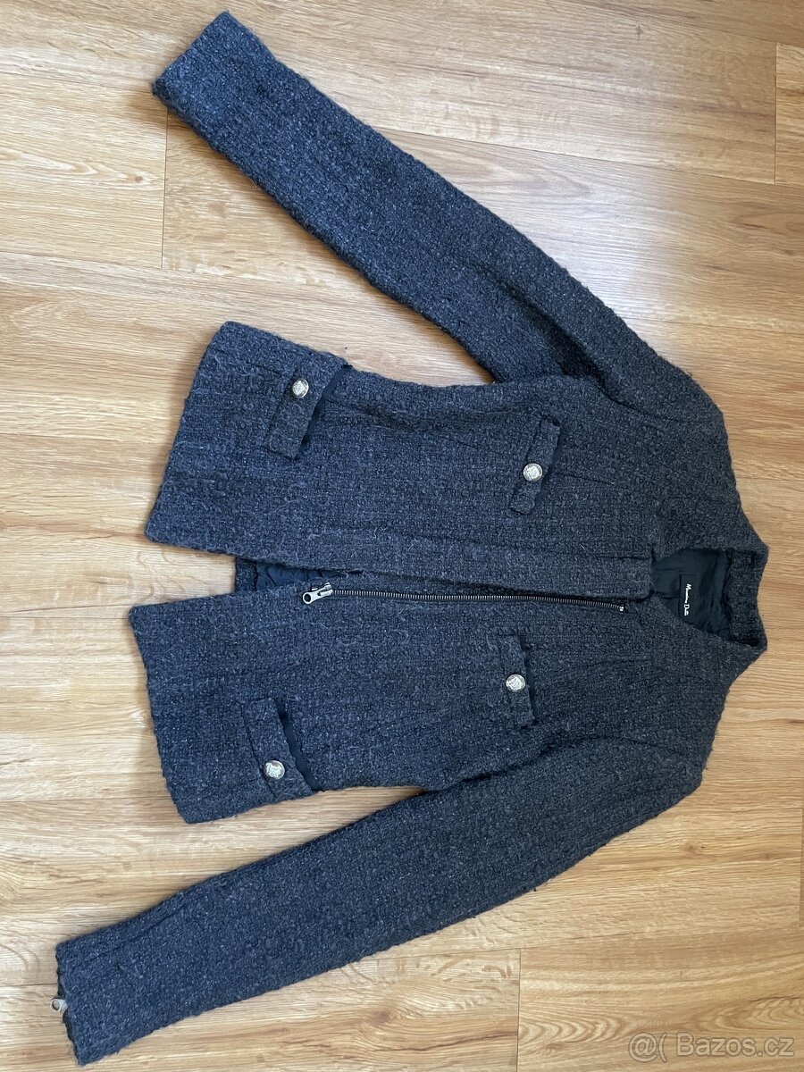 Šedé sako Massimo Dutty vel.xs