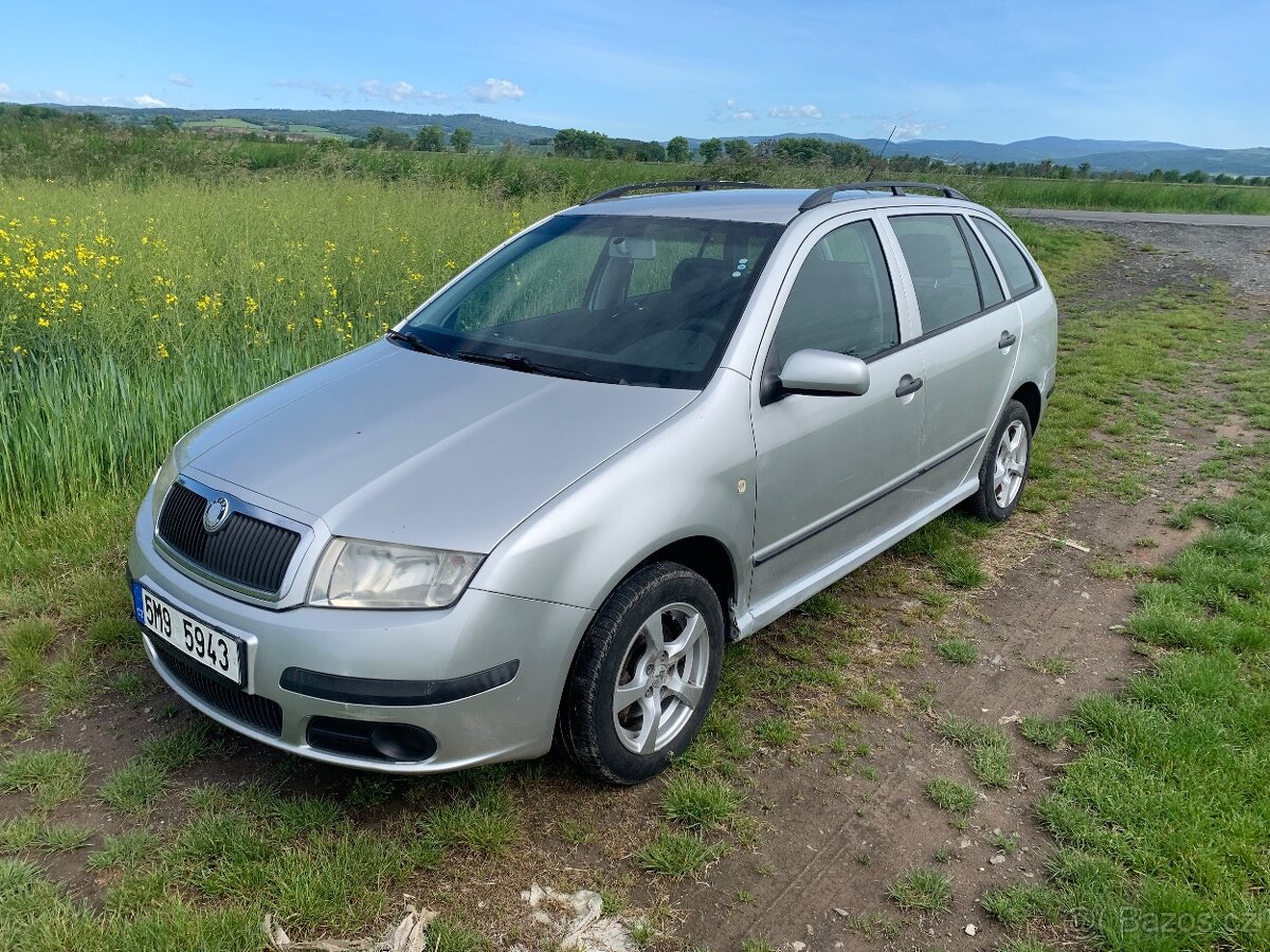 Škoda Fabia 1.9 TDI – pofacelift, klima, výhřev sedaček, pal