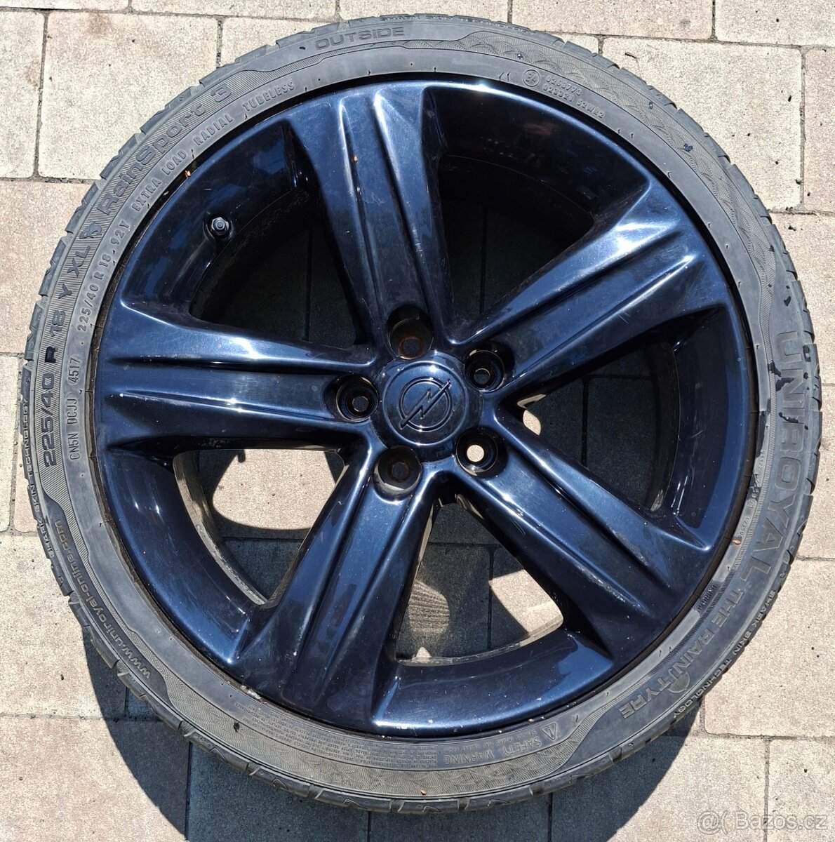 18" 5x110 Opel 7,5j et 37 225/40r18 letní