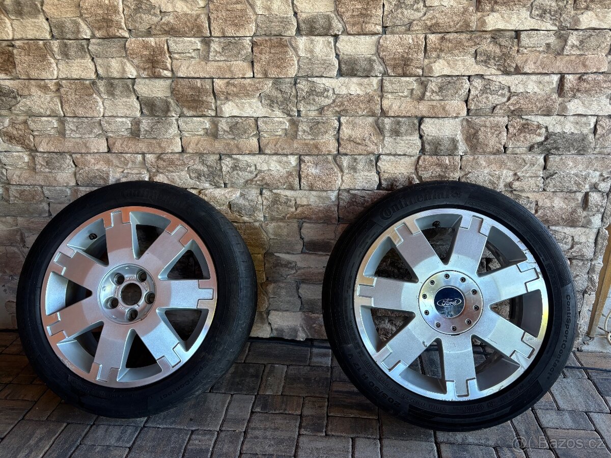 Litá kola 6.5Jx17 s letními pneu 205/50 R17