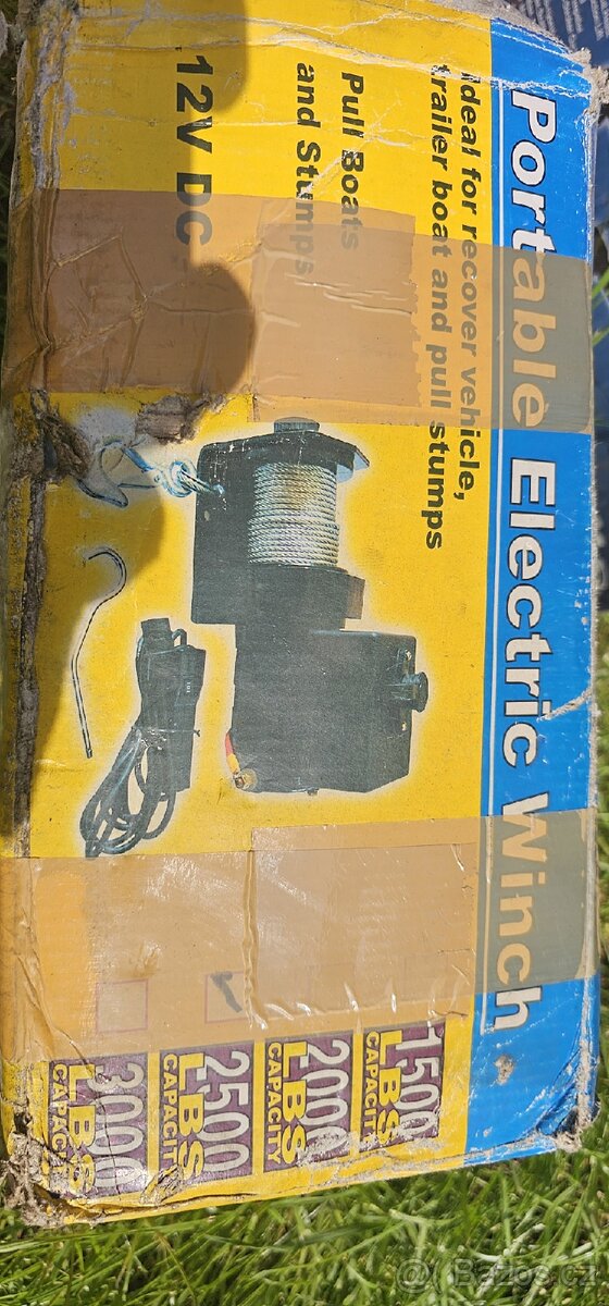 Elektricky naviják 12V 2500lbs nový
