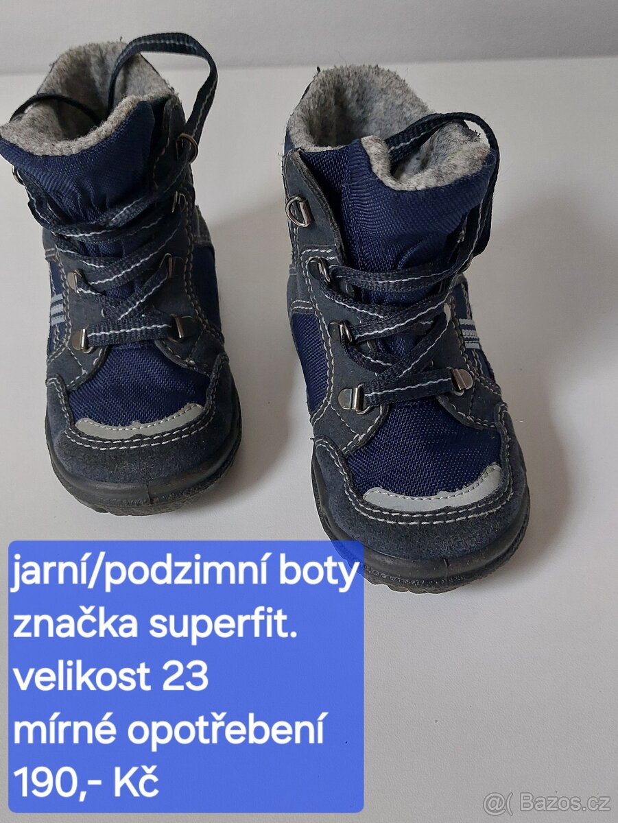 Chlapecká obuv velikost 23