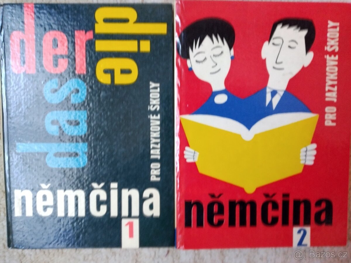 Prodám staré učebnice němčiny, angličtiny