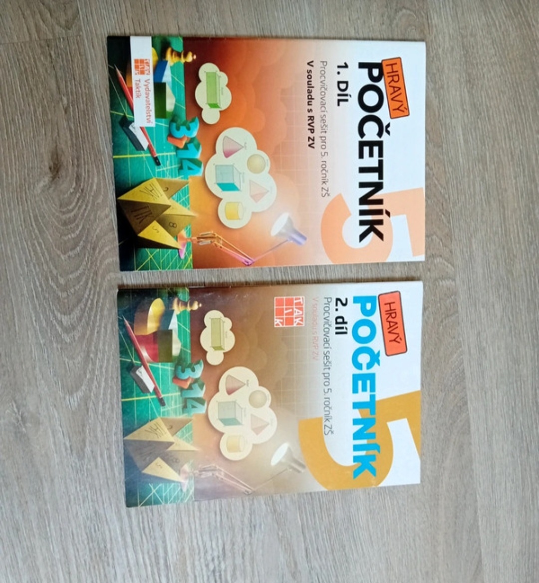Set hravých početníků pro 5. ročník (1. a 2. díl)