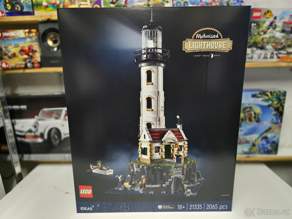 LEGO® Ideas 21335 Motorizovaný maják + box + mini dárek