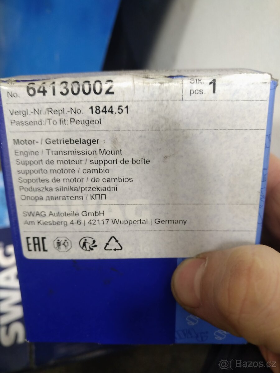 Prodám zavěšení motoru Swag