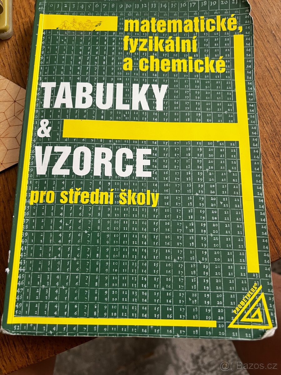 Tabulky & vzorce matematické, fyzikální a chemické