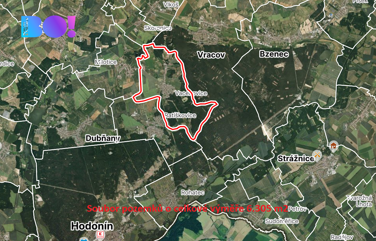 Prodej pole, 6305 m², Vacenovice u Kyjova