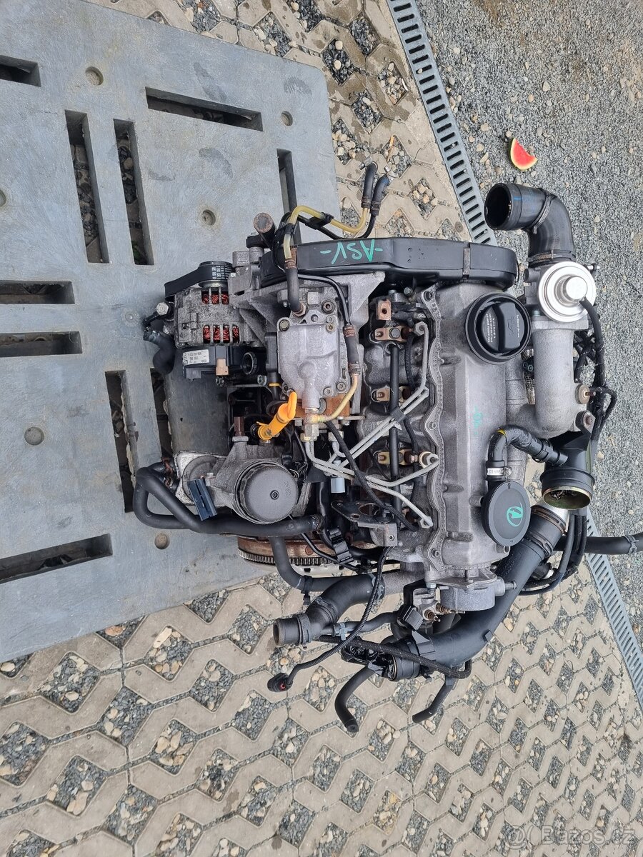 Motor 1,9 tdi 81kw ASV kompletní nastrojeny