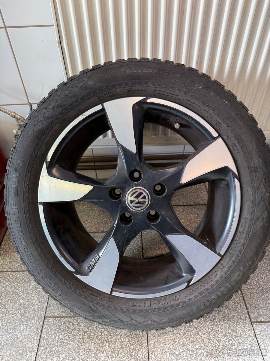 zimní pneu kola CMS  215x60 r17  Tiguan, Kodiaq  +letní pneu