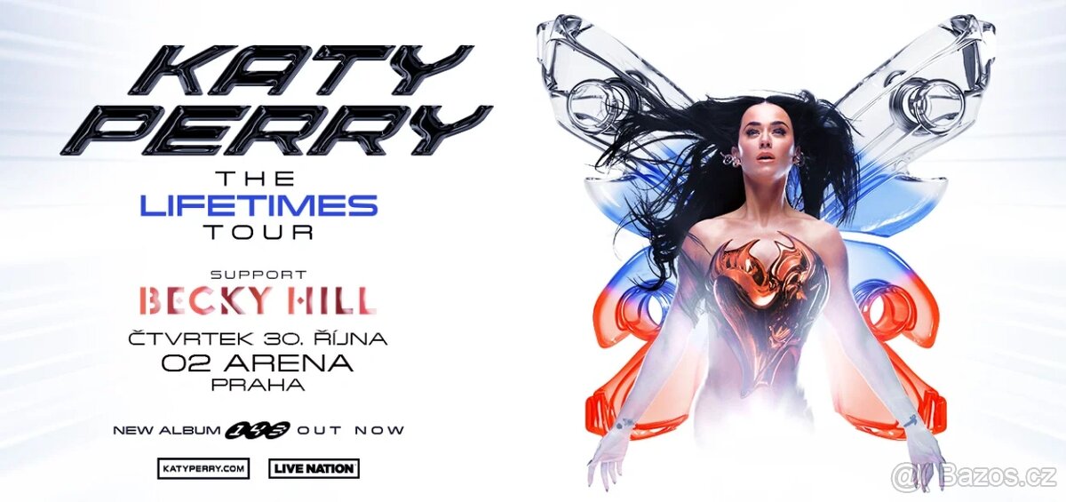 4 VSTUPENKY NA KONCERT KATY PERRY