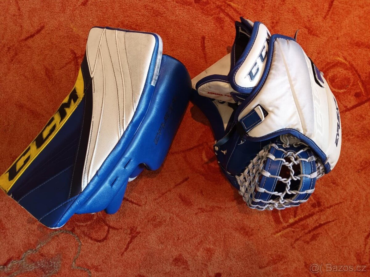 Brankářská lapačka a vyrážečka CCM EFLEX 5, senior., custom