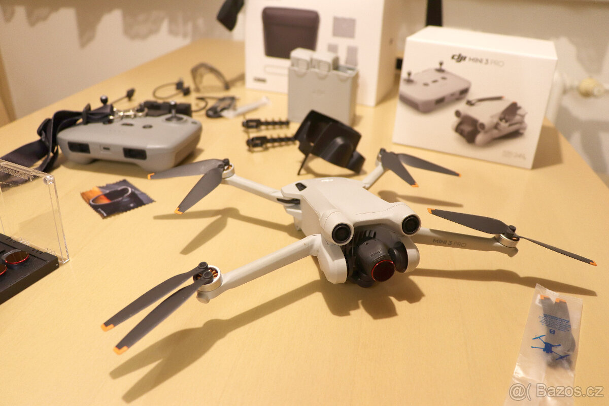 Dron DJI Mini 3 PRO, Fly More Kombo, 3 baterie, filtry