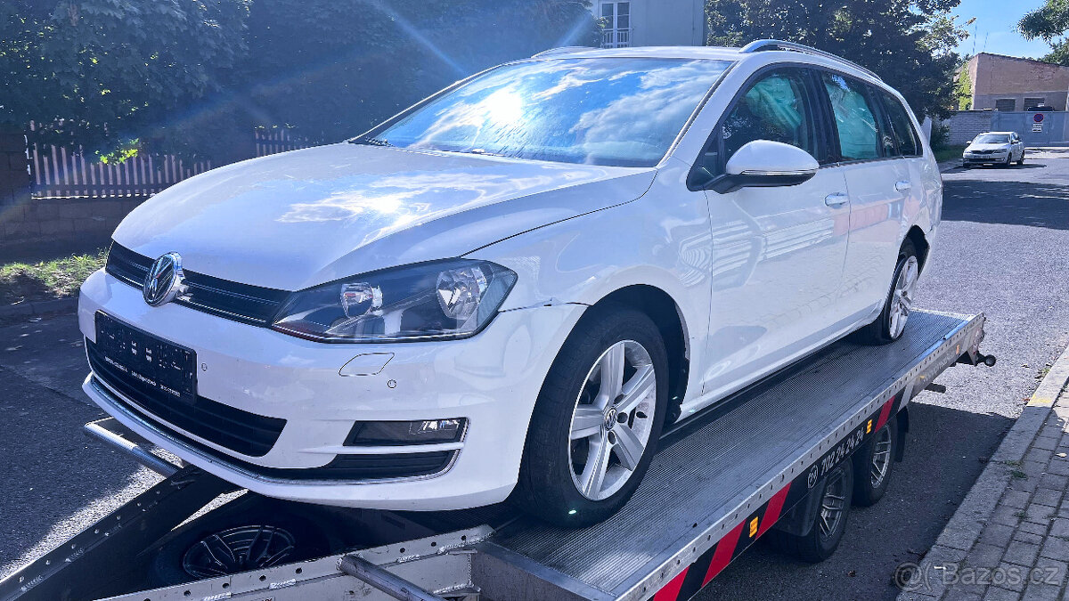 Vůz na náhradní díly VW Golf 7 kombi 2014 CLHA PYS LC9A