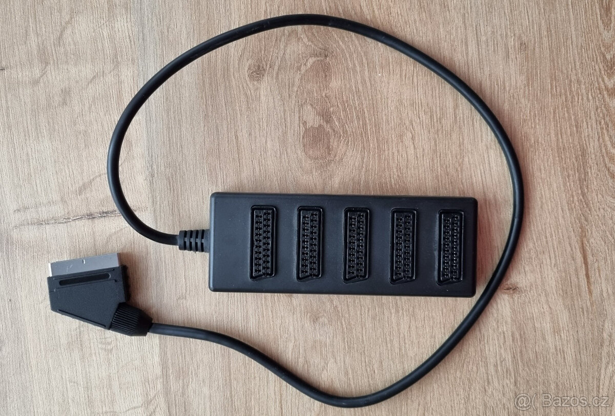 SCART 5x rozbočovač 80 cm