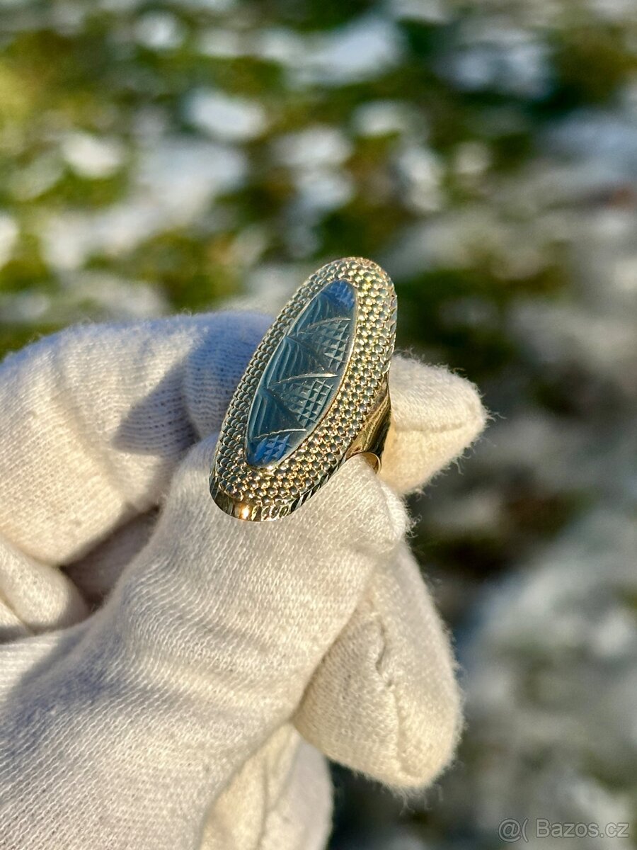 Zlatý prsten 3,29g