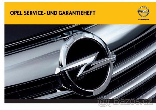 Servisní knižka Opel