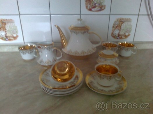 Luxusní čajový servis KS PERNINK- porcelán