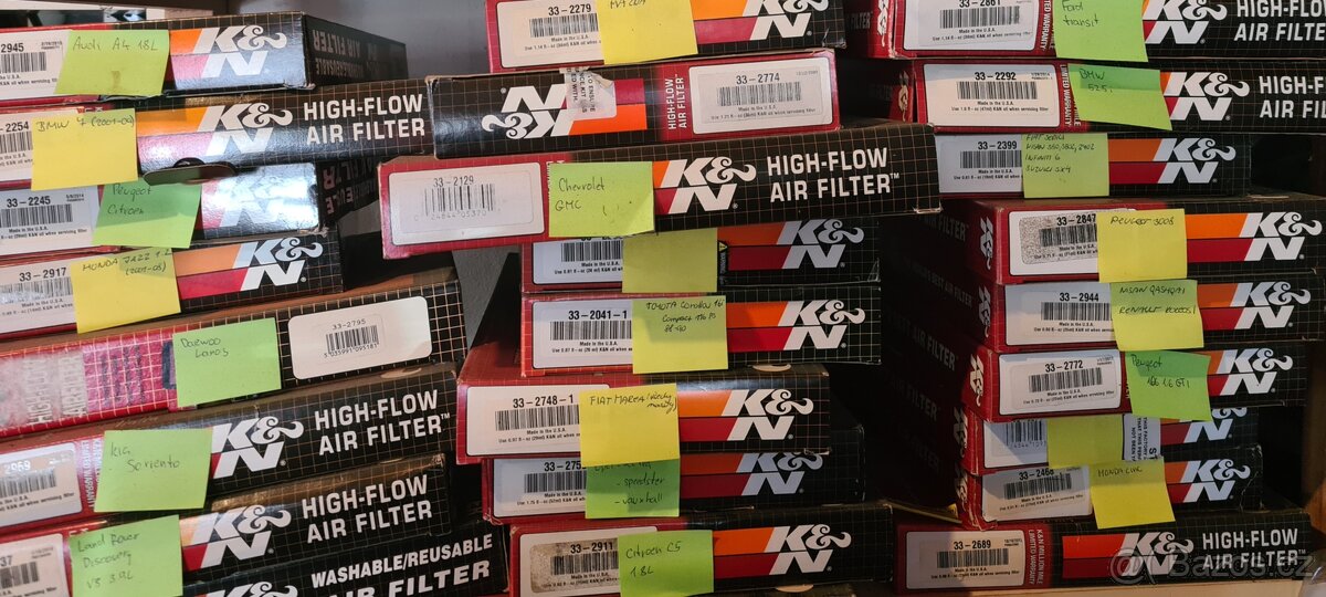 Výprodej nových sportovních filtrů K a N