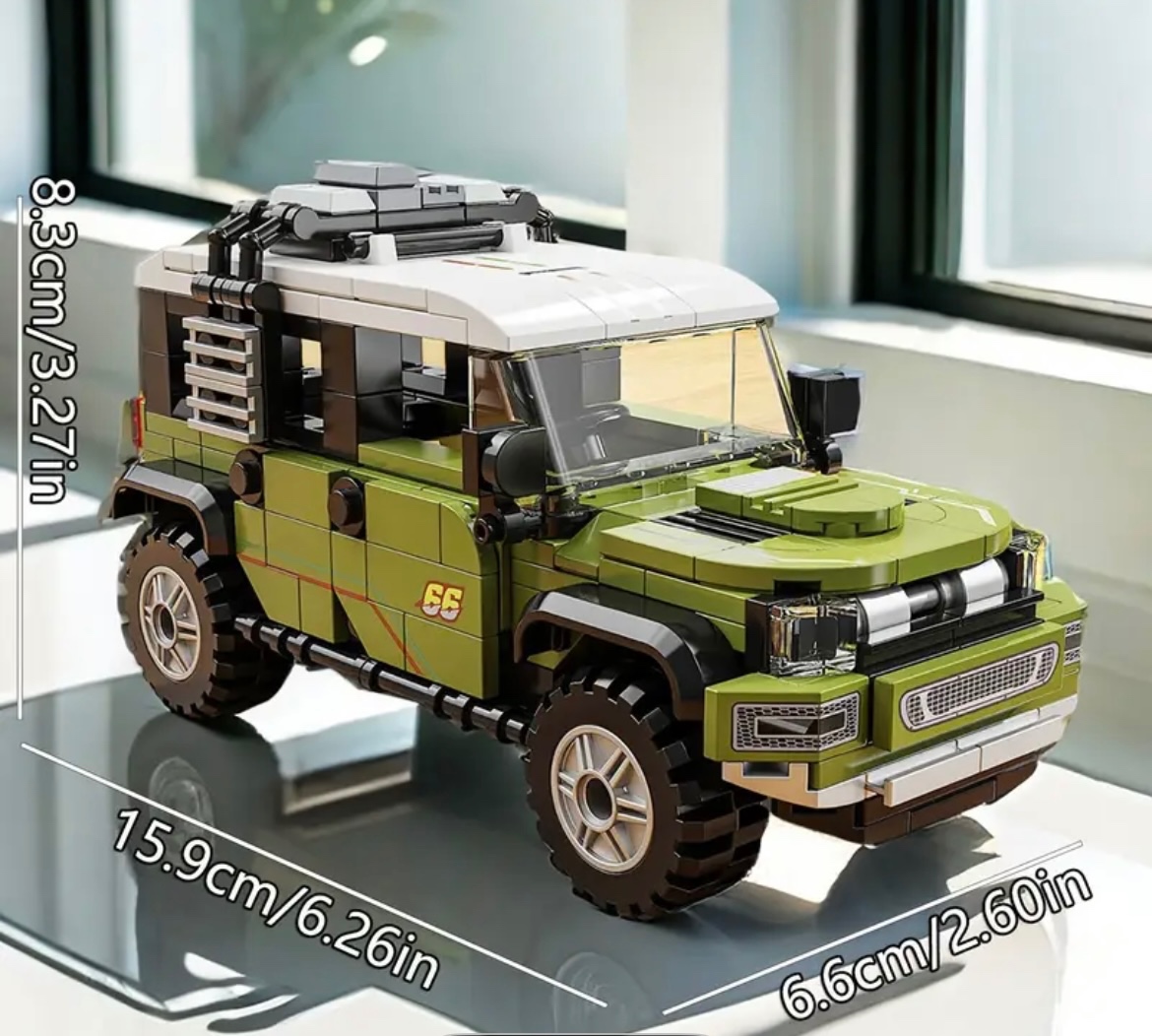 Stavebnice typu LEGO Terénní expediční vůz – připraven na do