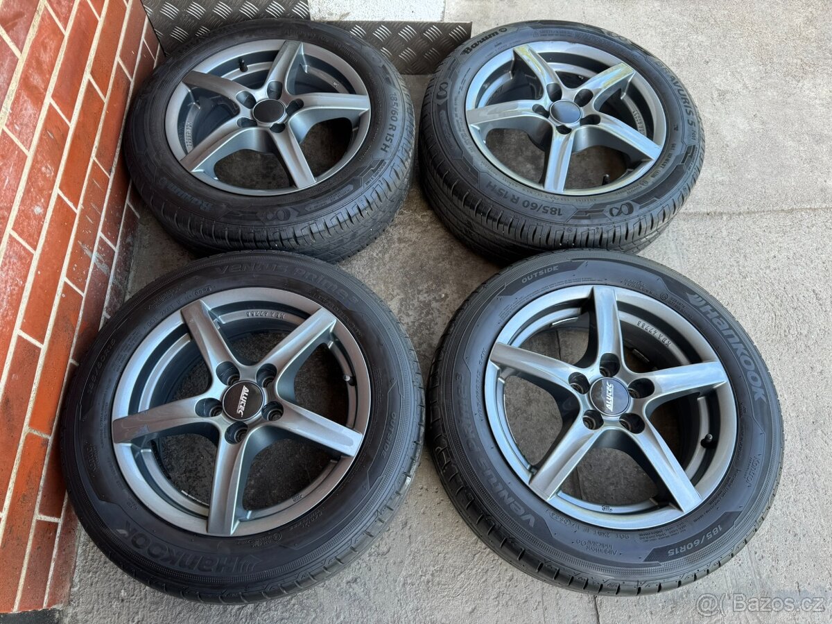 Alu 15" 5x100 Alutec Grafite line, Rapid, F3, letní 92%