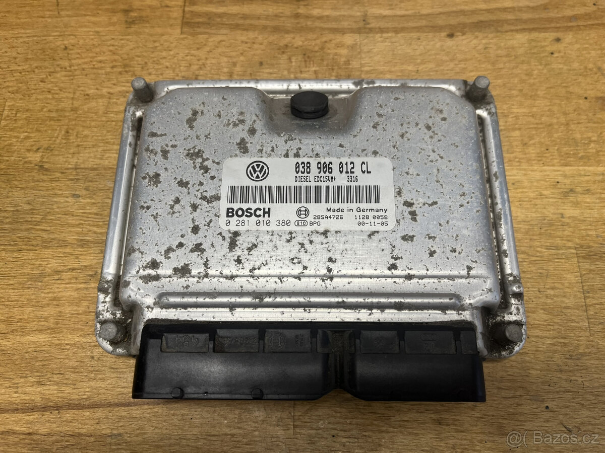 Řídicí jednotky motoru 1.9 TDI 81 kw ASV