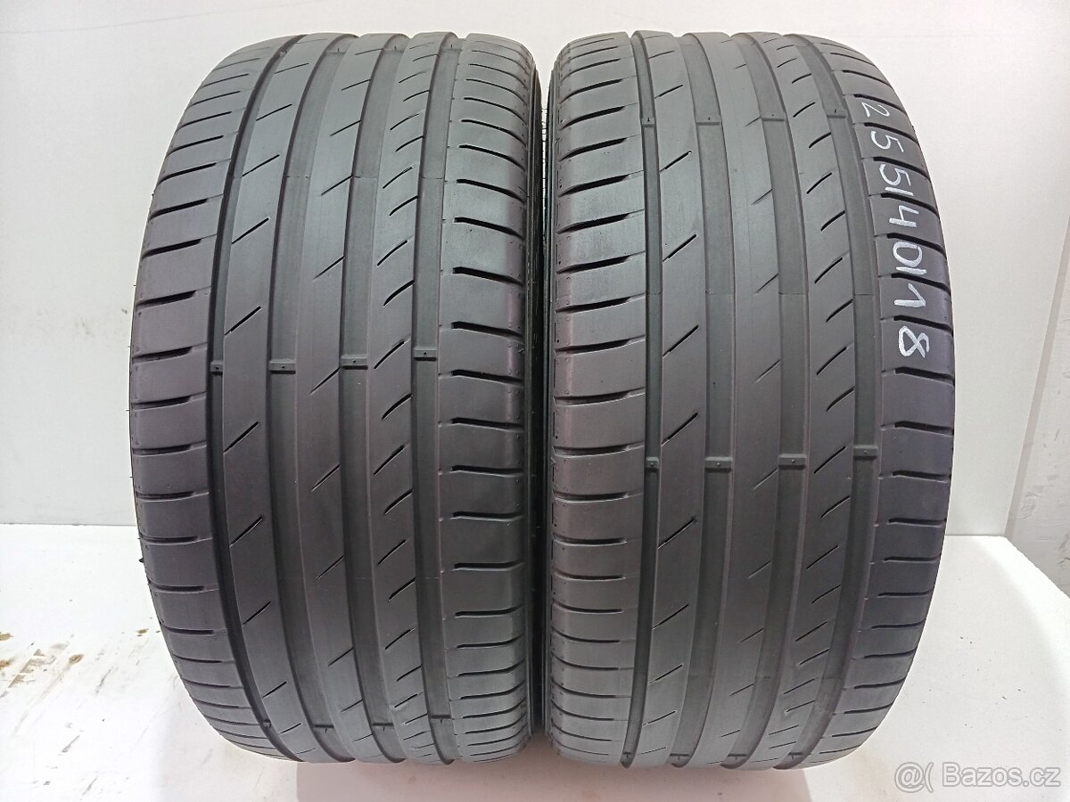 2ks letní pneu 255/40/18 Kumho