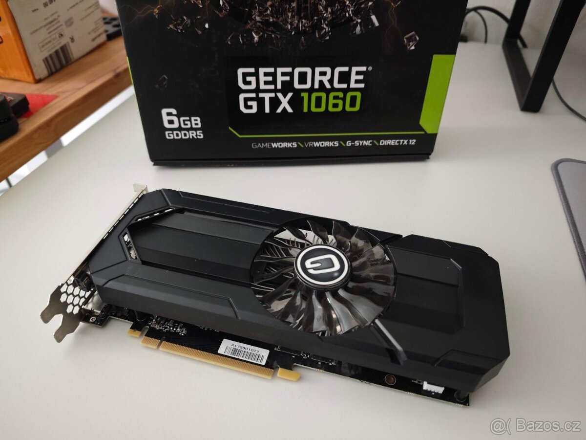 Gainward GTX1060 6GB - Stav NOVÉ + originální balení