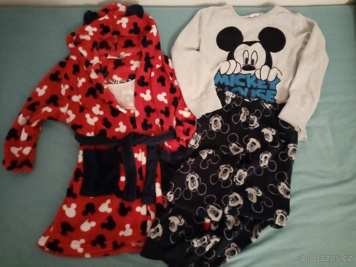 Pyzamo a zupan Mickey Mouse 7 let