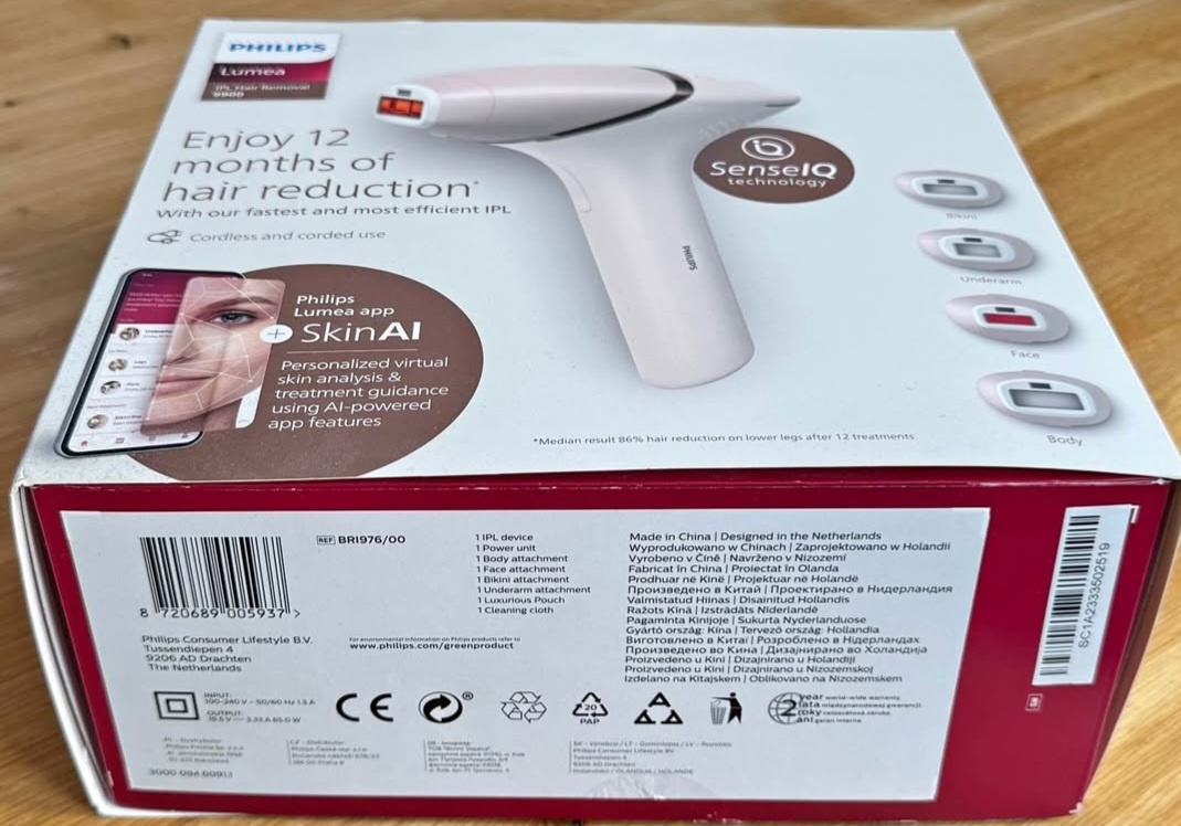 Lumea IPL 9900 Series IPL epilátor s funkcí SenseIQ BRI976/0