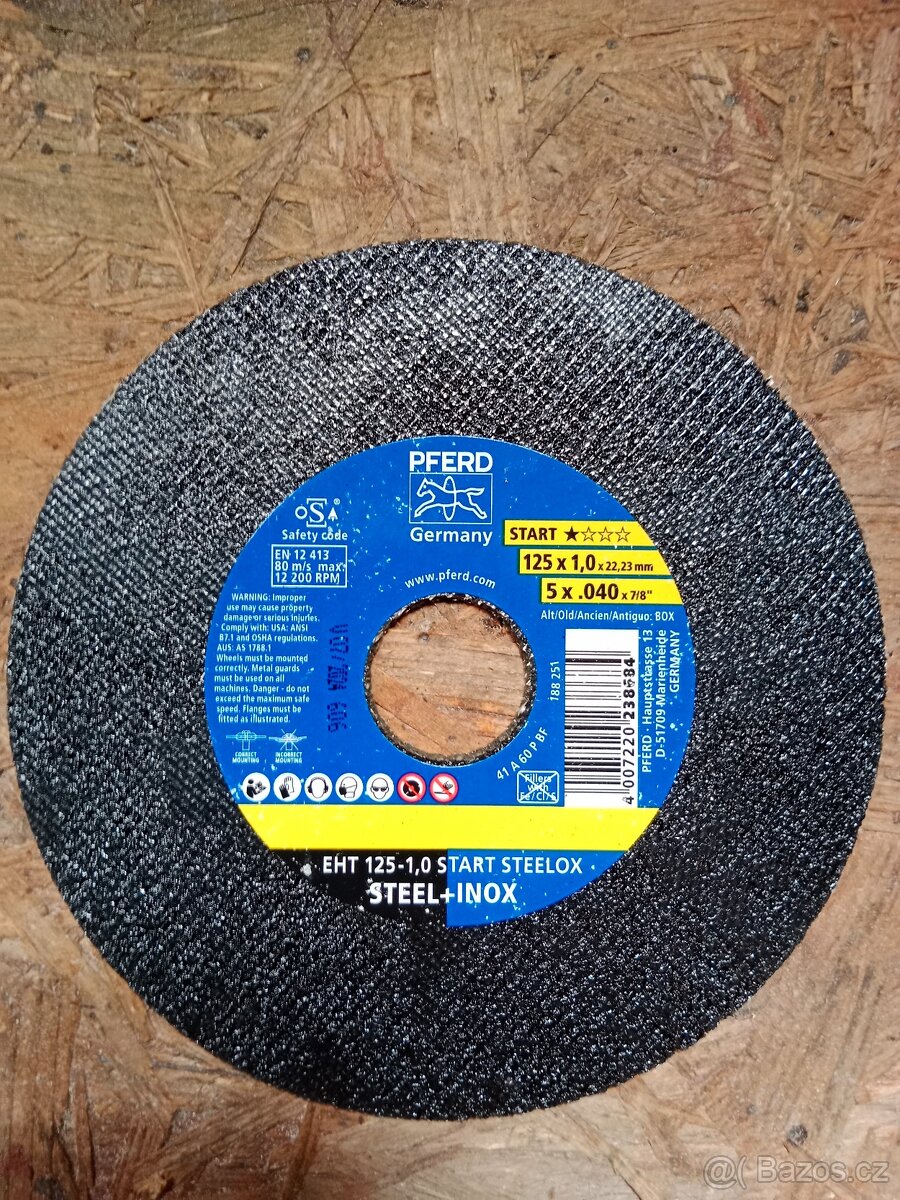 Řezný kotouč 125x1 profi