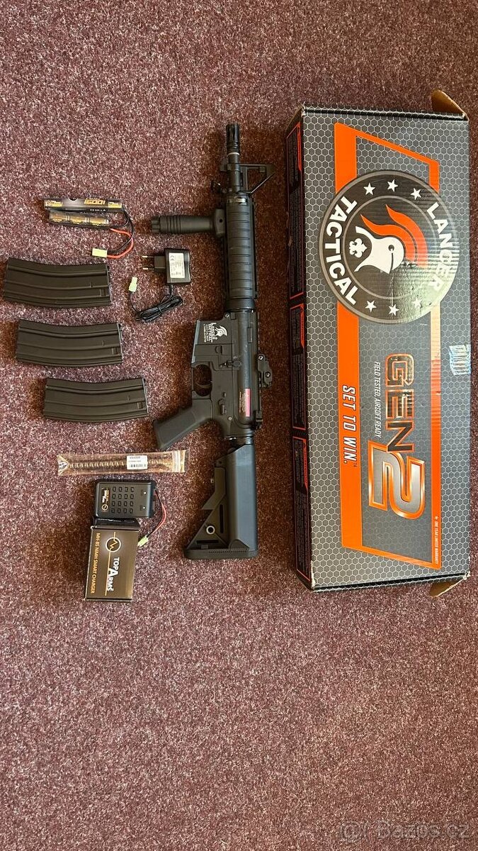 Airsoftová zbraň M4 CQBR Sportline (Gen.2) - černá