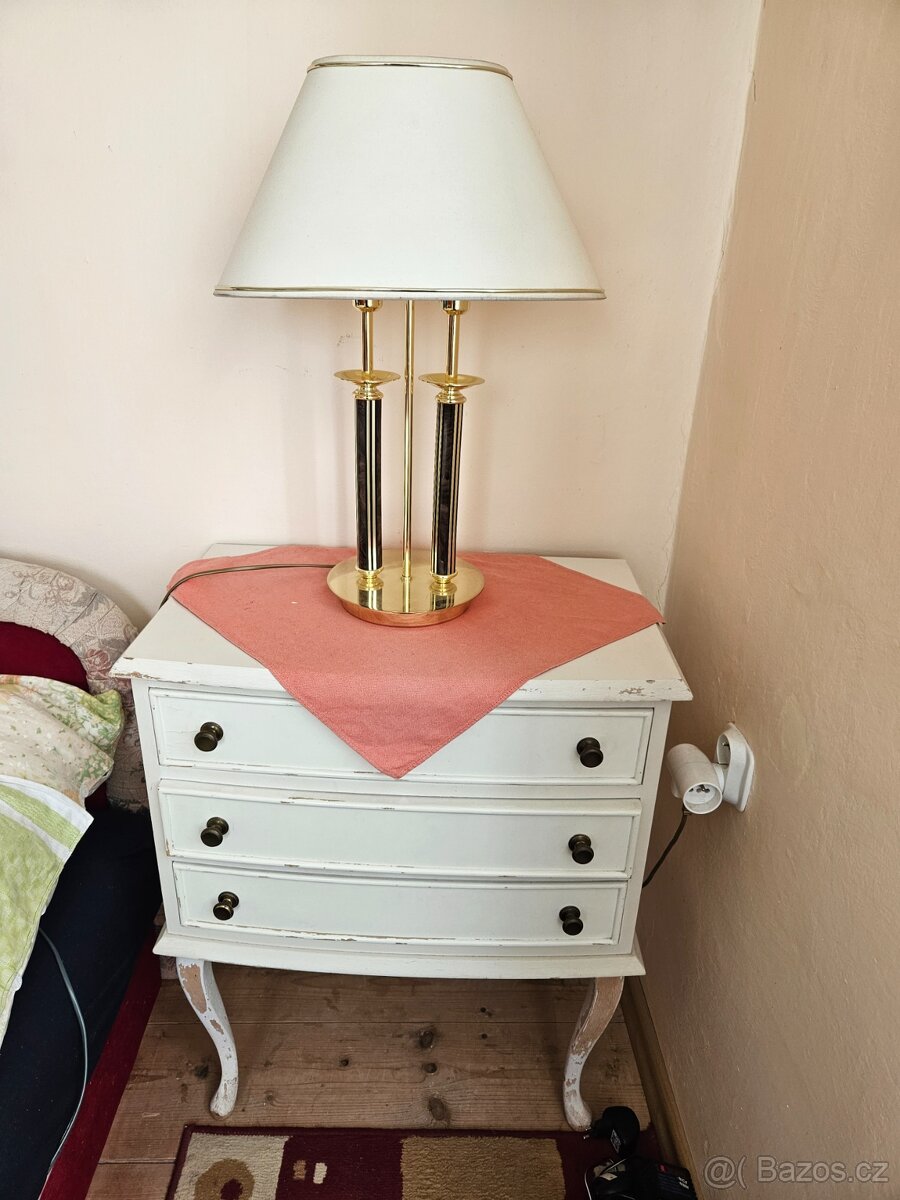 Stojanová lampa + stolní lampa