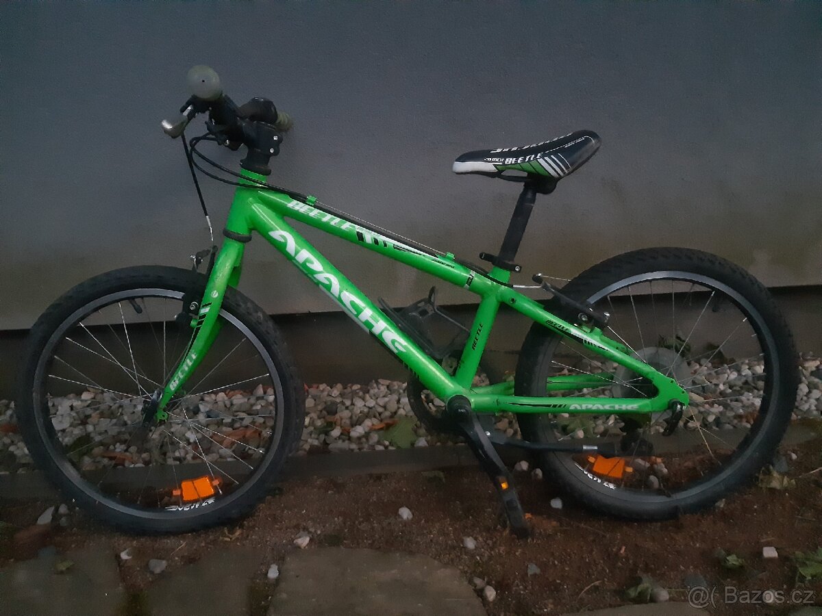 Dětské kolo 20 zelené Apache