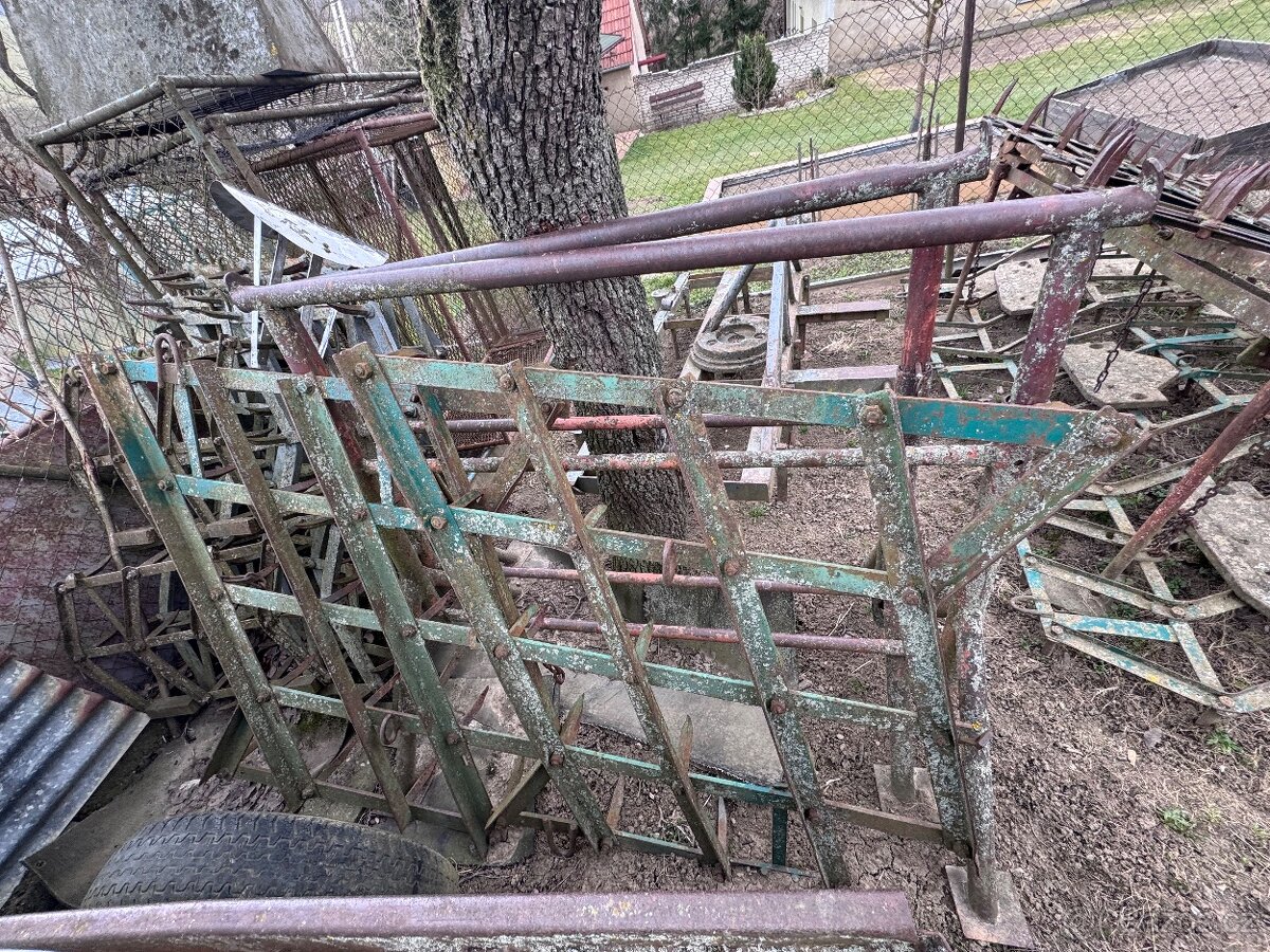 prodám 2x těžké polní brány