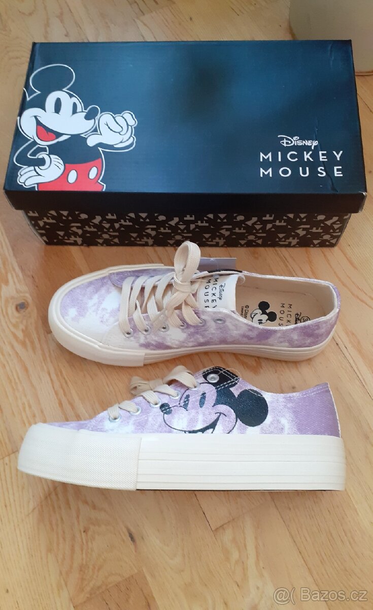 Béžové tenisky Disney nové
