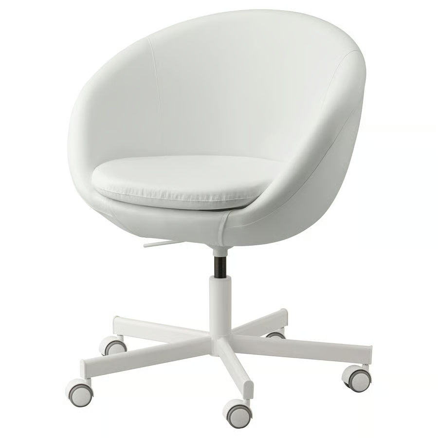 Otočná židle bílá, zn. IKEA
