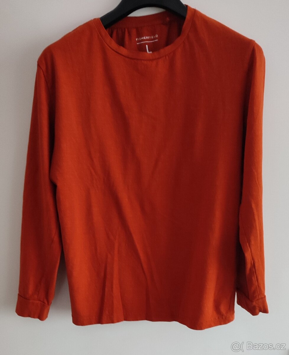 Bavlněné slim fit tričko FISHERFIELD