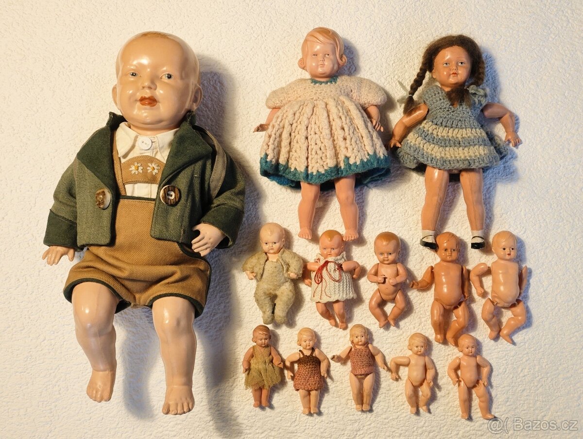 Staré panenky SCHILDKRÖT - želvičky