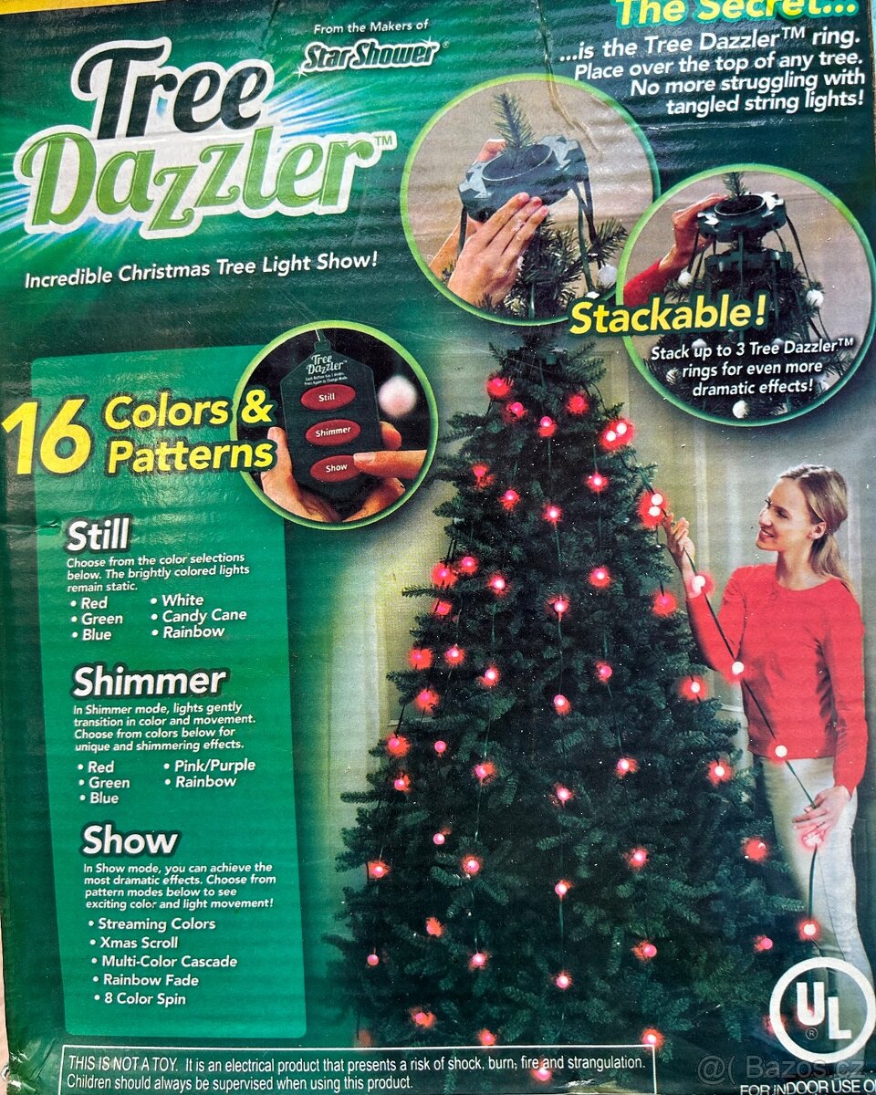 Vanocni svetylka na stromecek krouzek