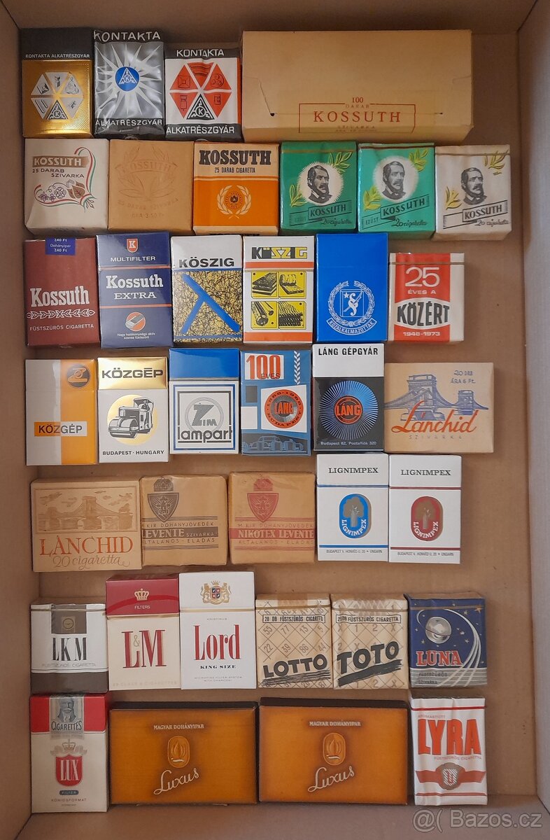 staré maďarské cigarety do zbierky 390-499
