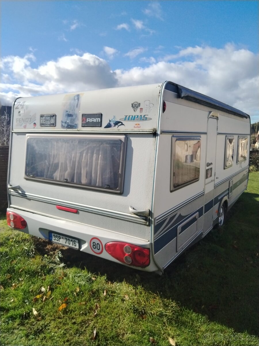 Karavan obytný přívěs, FENDT TG TOPAS 650, 1600 kg